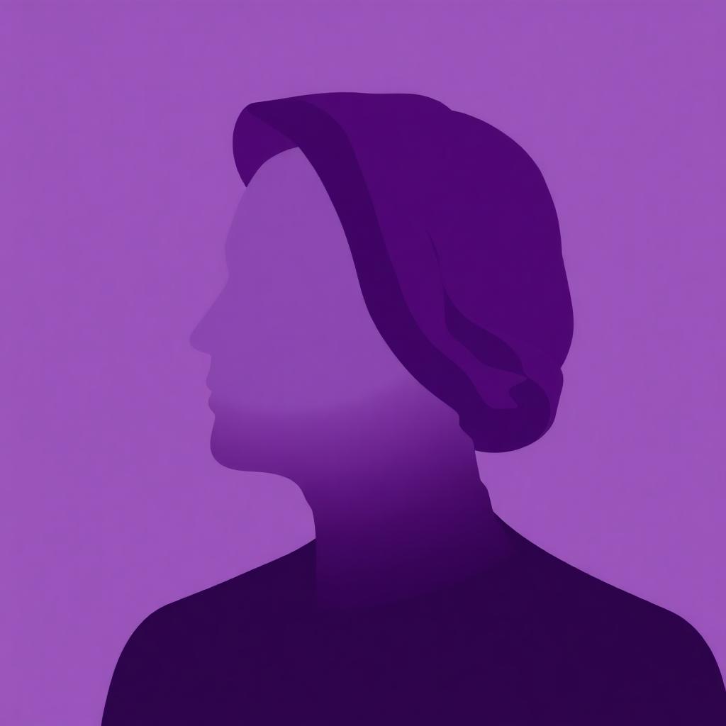 Abstract editorial portrait
